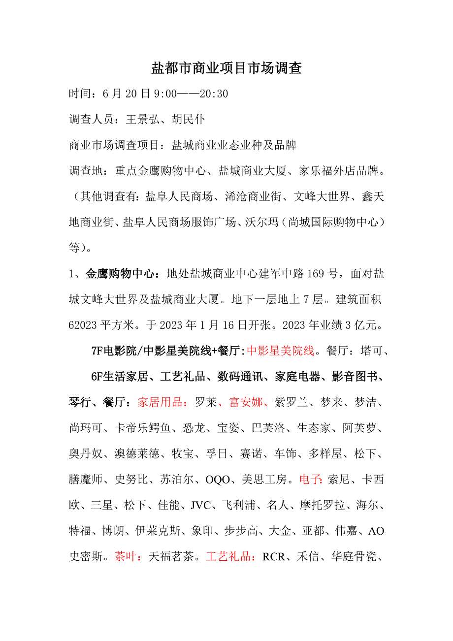 房地产业盐城市商业项目市场调查.doc_第1页