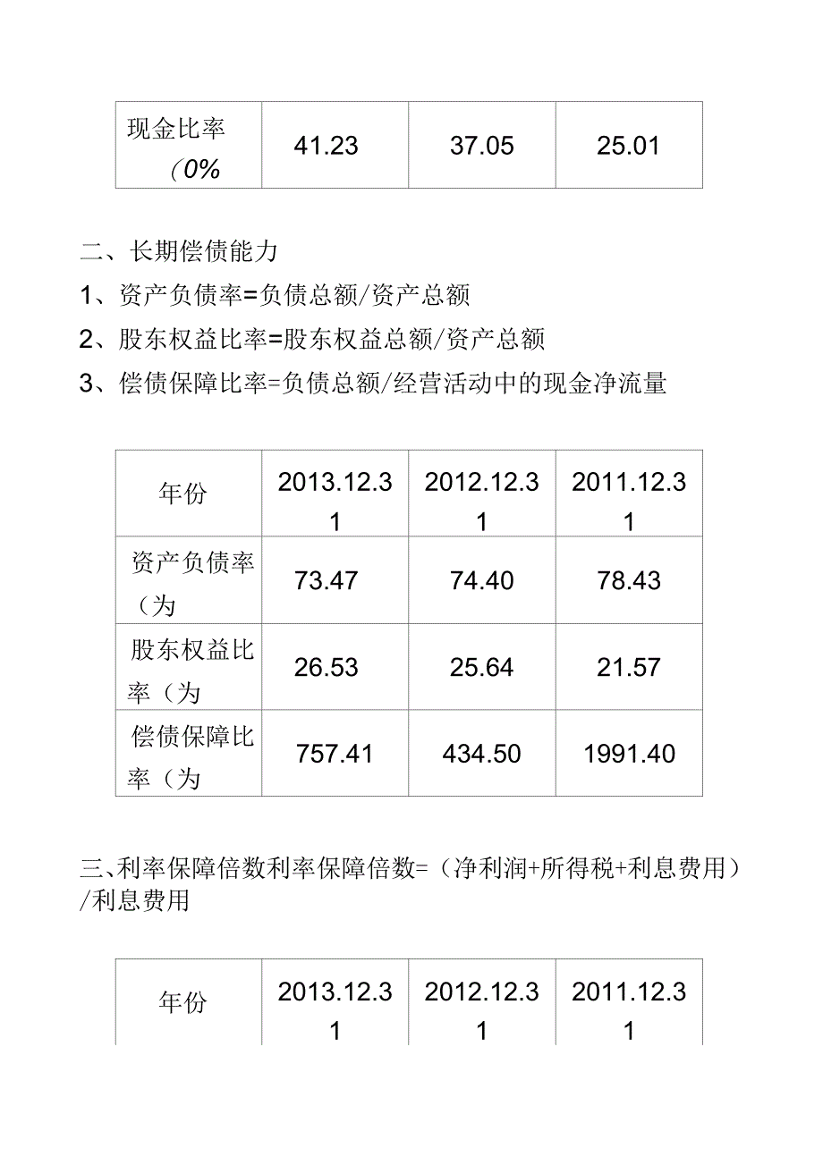 2016年电大财务报表分析网上形成性考核作业答案详解_第3页