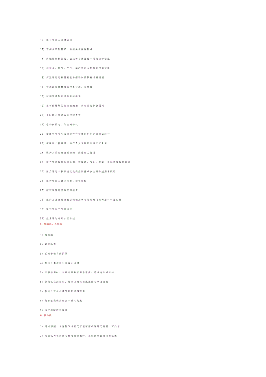 化工装置常见安全隐患300项_第4页