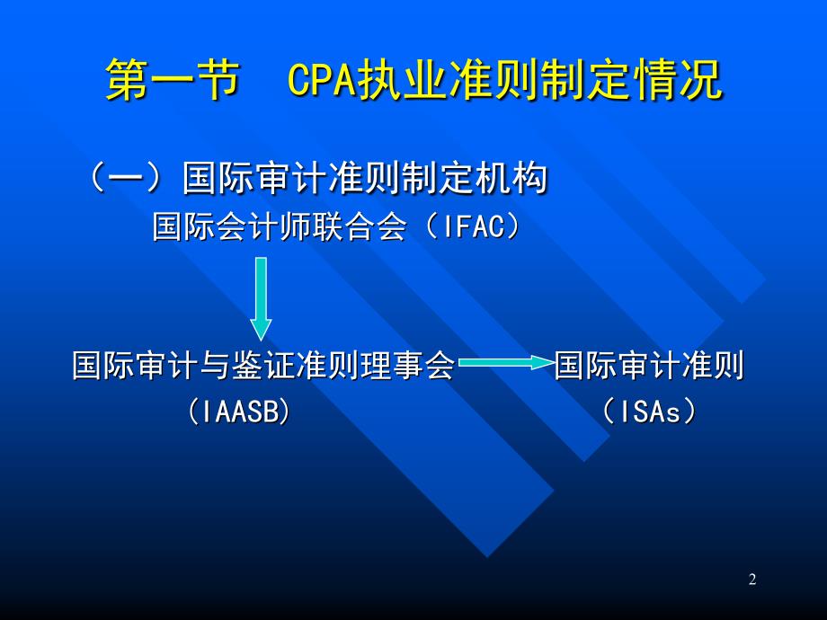 最新厦门大学审计课程PPT第4章CPA执业准则幻灯片_第2页