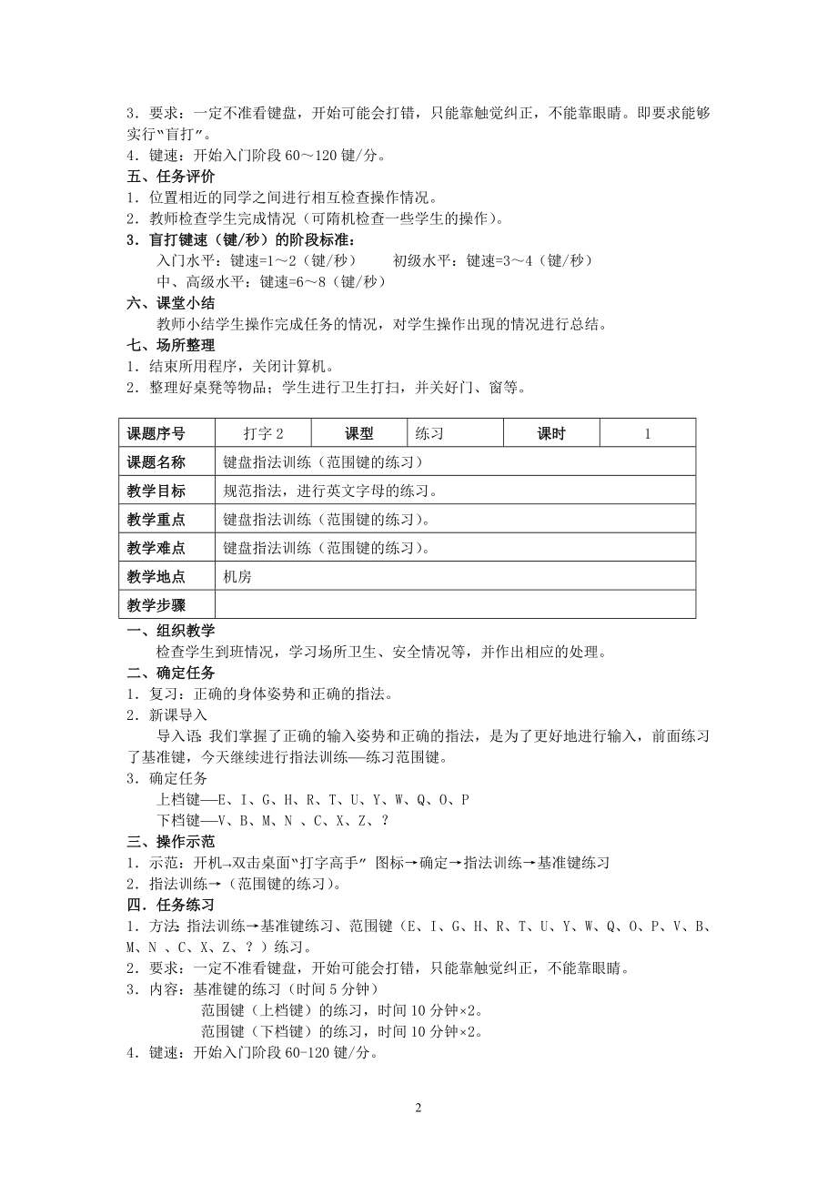 汉字录入与排版教案.doc_第2页