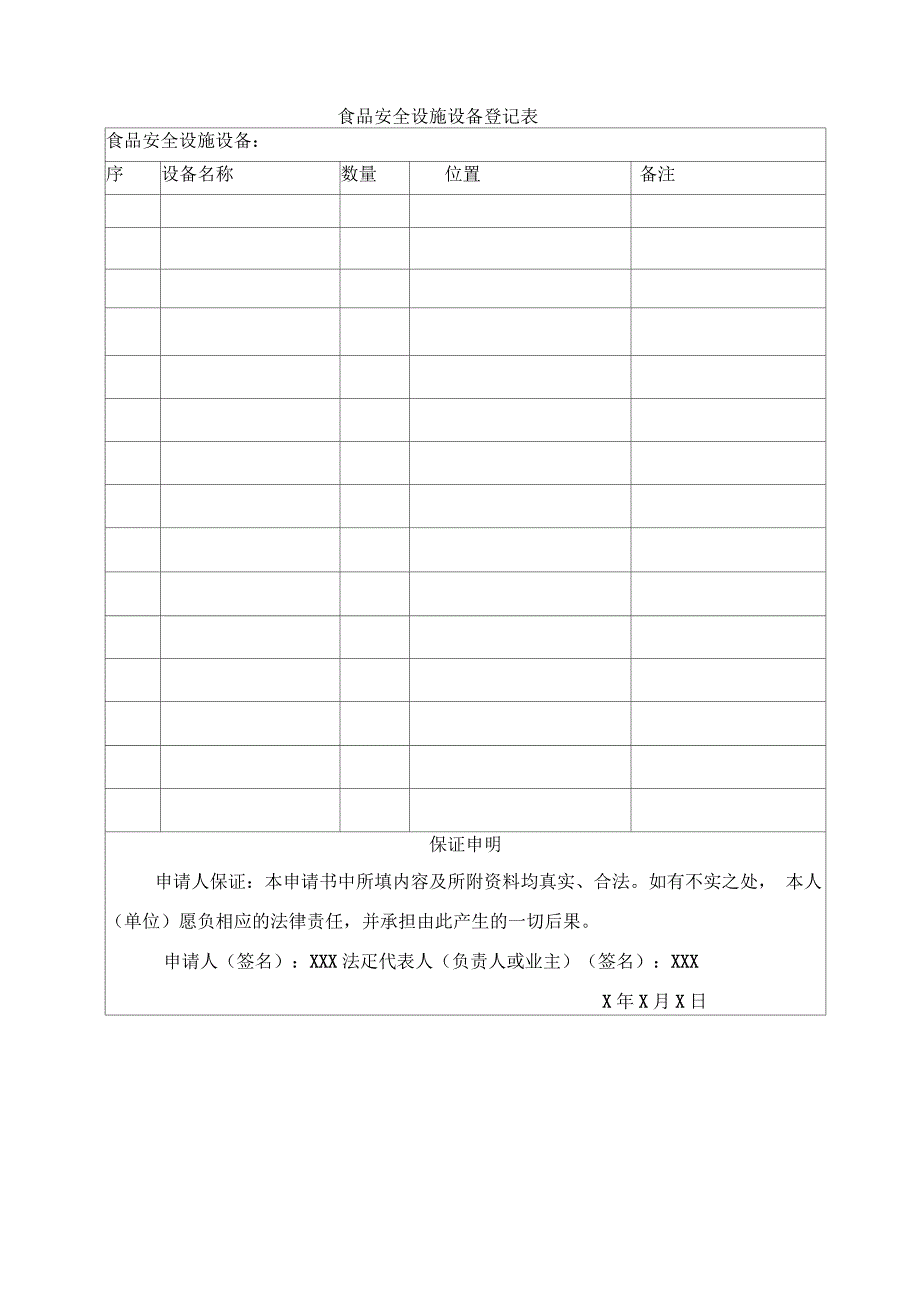 《食品经营许可证》申请书示范_第4页