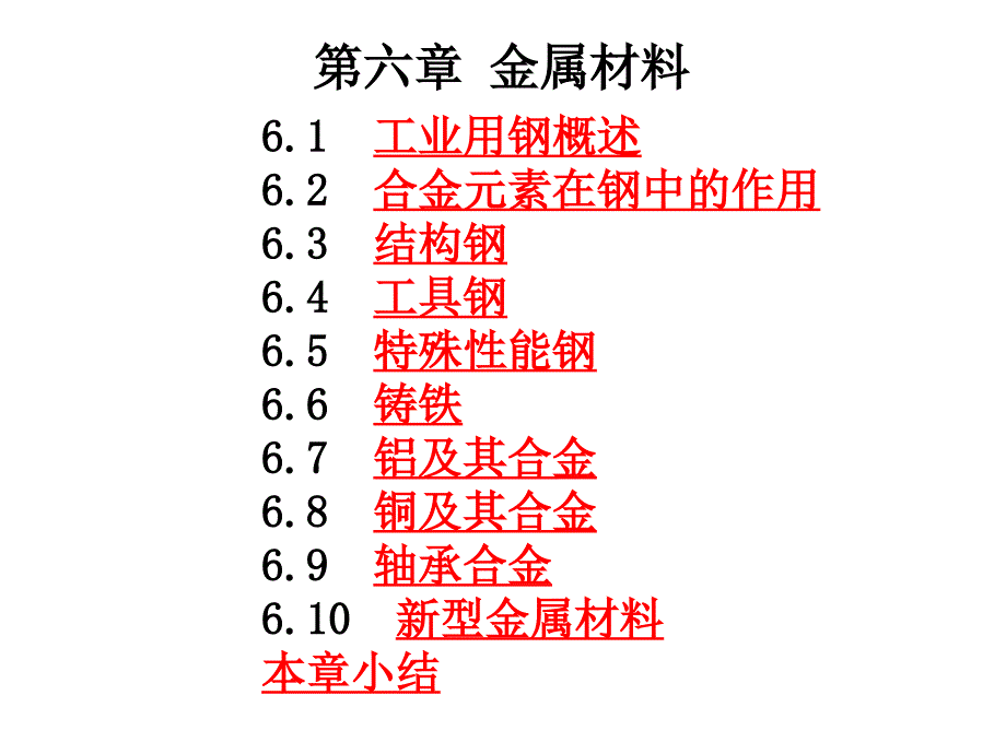 第六章金属材料_第1页