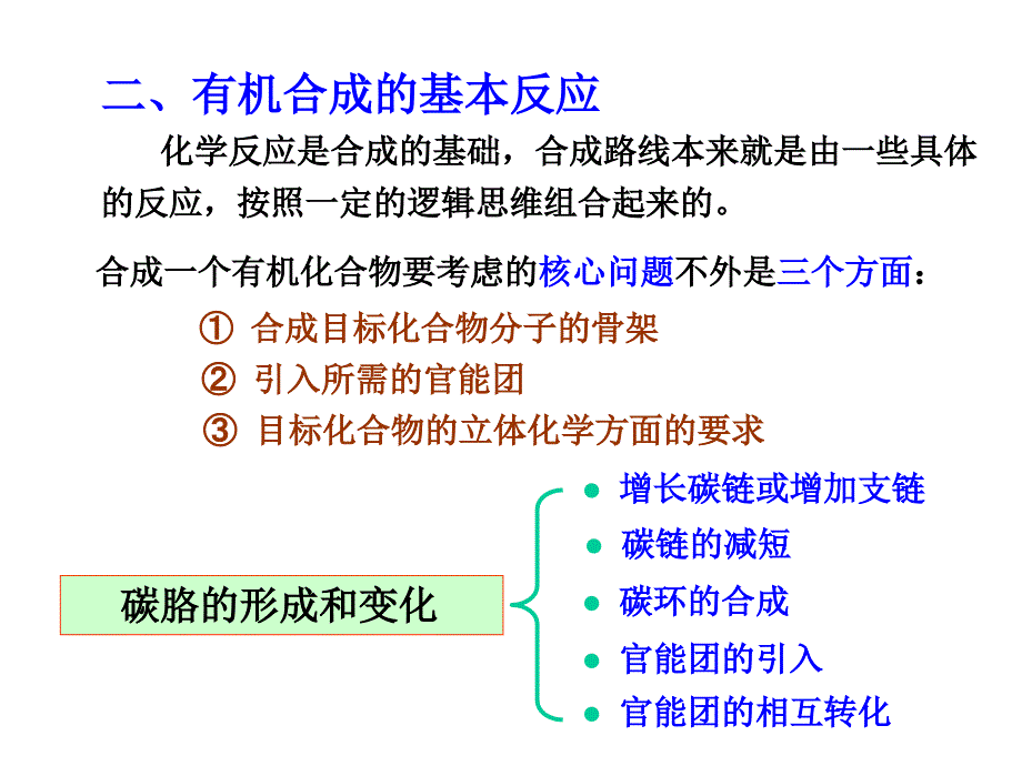 完整版有机合成全面总结课件_第3页