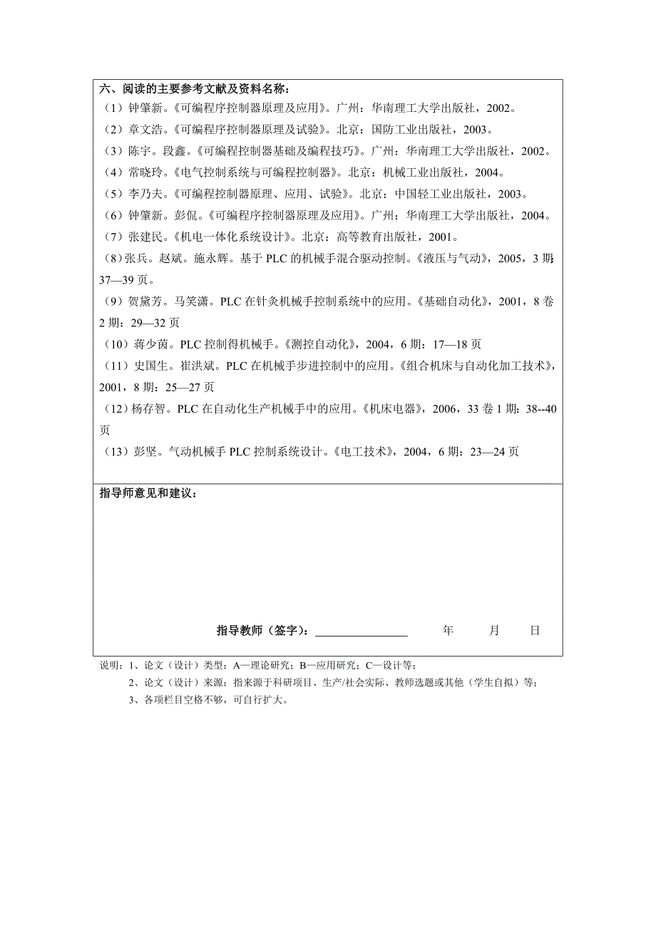 基于PLC的物料分拣机械手自动化控制系统设计开题报告.doc_第4页