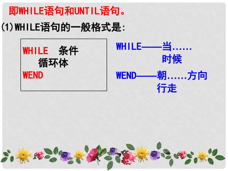 河北省新乐市高中数学 第一章 算法初步 1.2.3 基本算法语句循环语句课件 新人教A版必修3_第3页