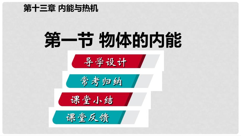 九年级物理全册 第十三章 第一节 物体的内能课件 （新版）沪科版_第2页