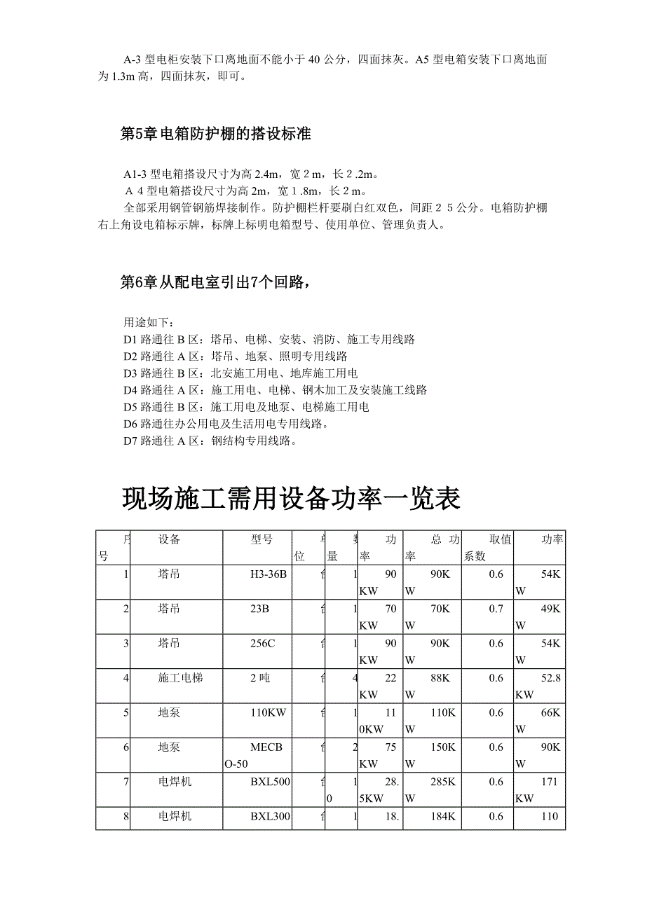 新《施工方案》北京SOHO临电施工组织设计8_第3页