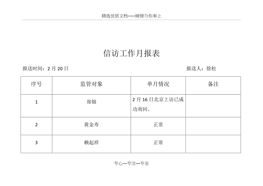 信访工作月报表_第2页