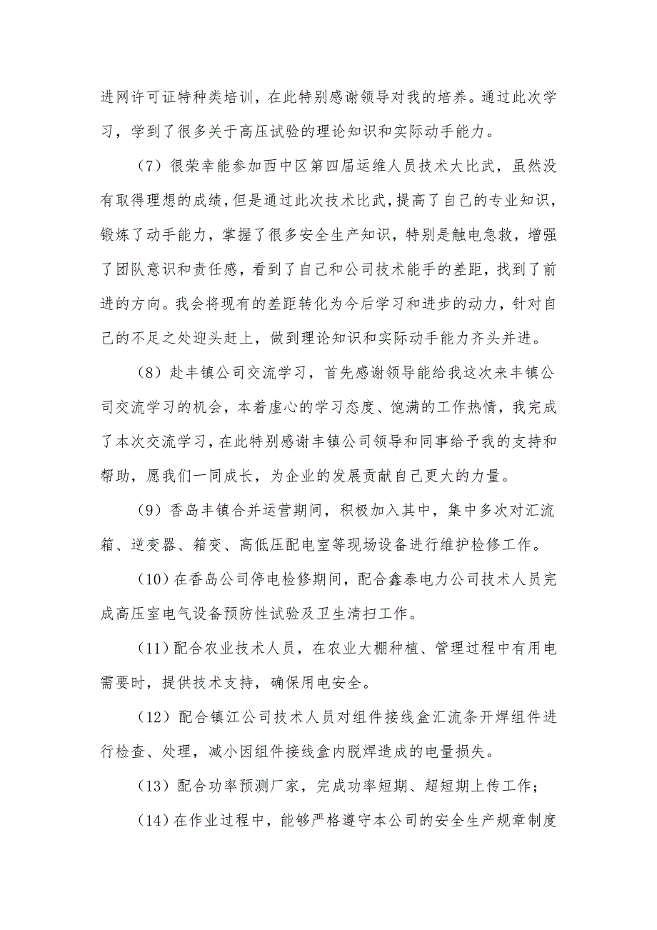 光伏站个人年度工作总结.doc_第2页