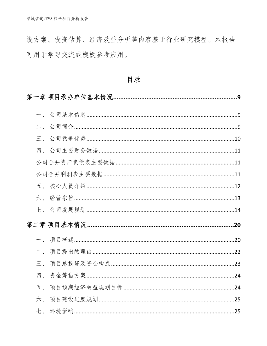 EVA粒子项目分析报告范文模板_第3页