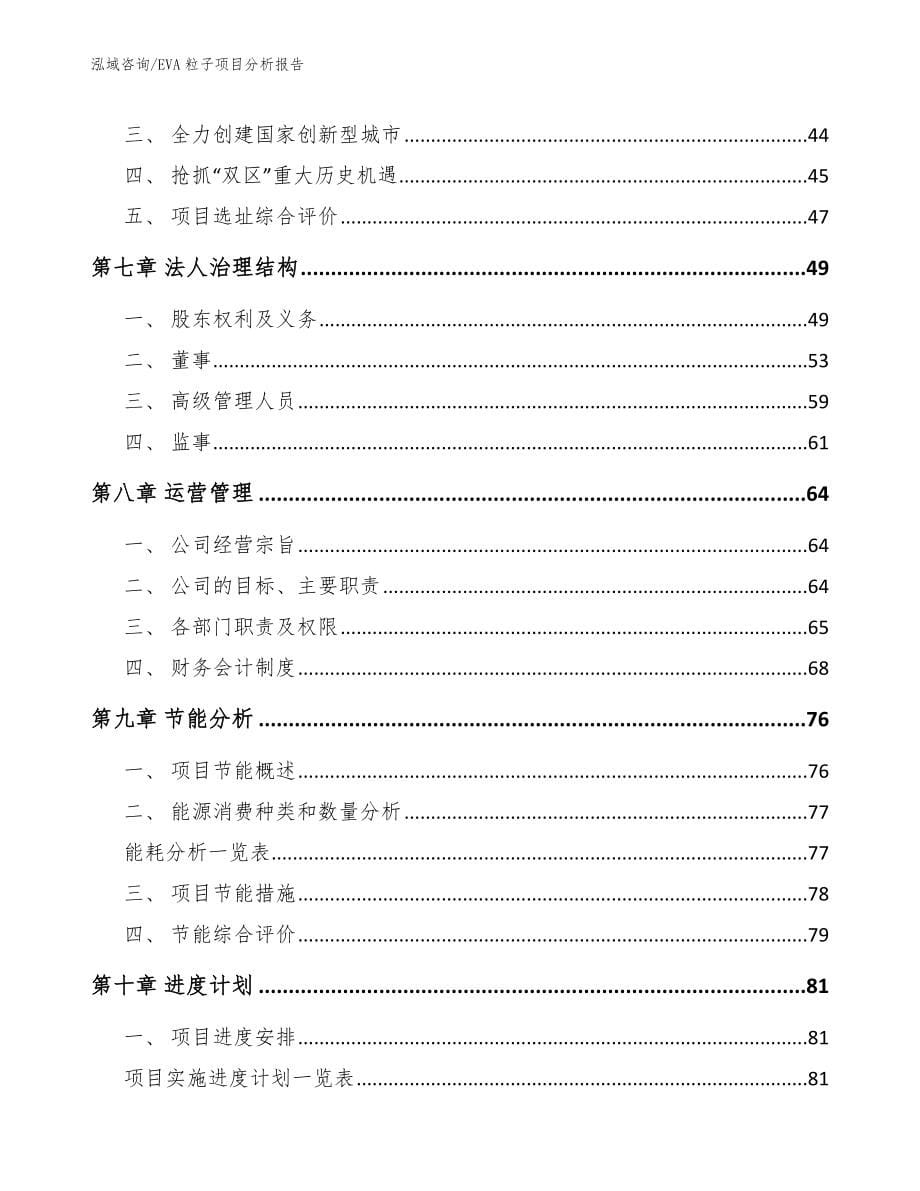 EVA粒子项目分析报告范文模板_第5页