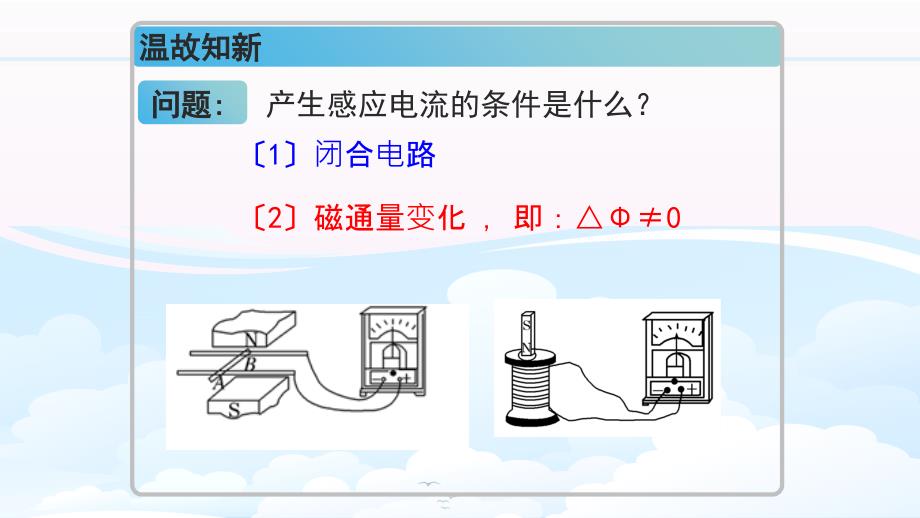 鲁科版高中物理选修32第一章电磁感应第二节感应电动势与电磁感应定律公开课教学共27张ppt课件_第4页