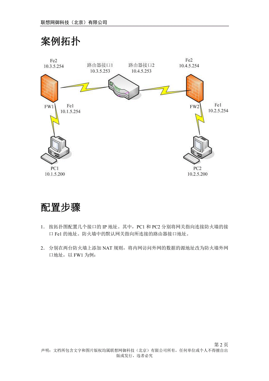 Power V案例-NAT下网关型IPSec VPN.doc_第2页