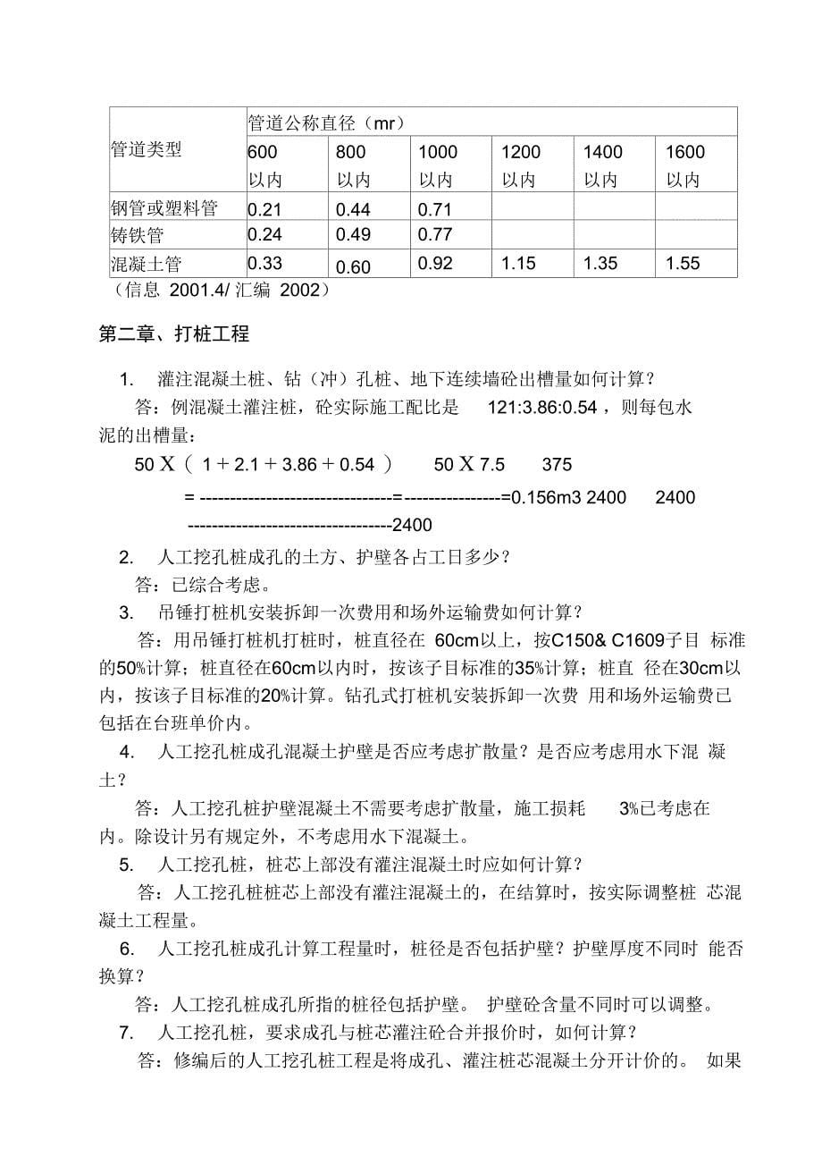 深圳市建筑工程综合价格问题解答_第5页