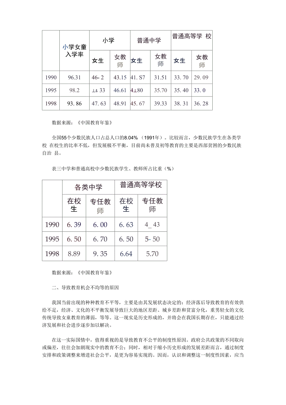 对教育公平问题的认识和思考_第4页