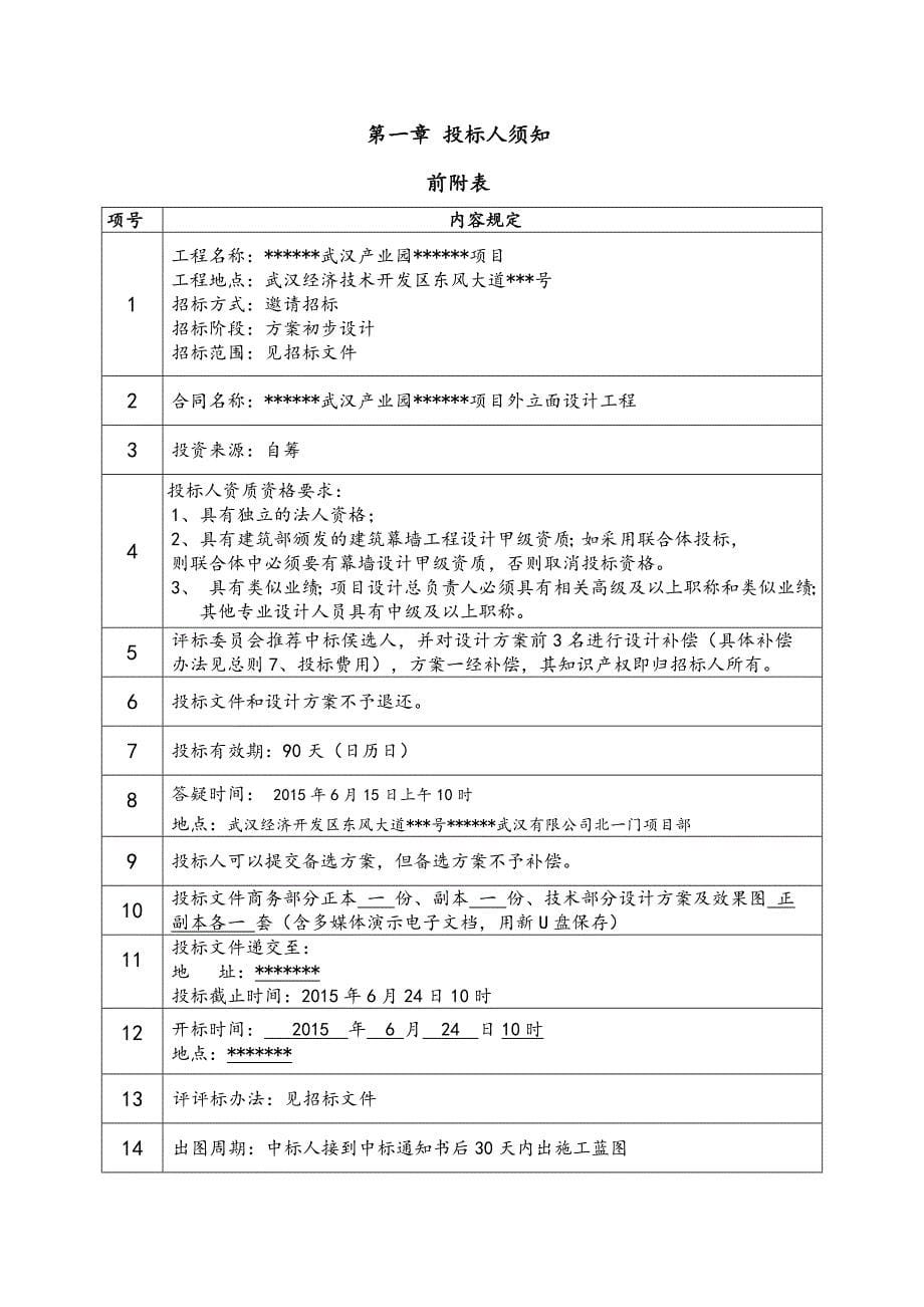 最完整的设计招投标文件发标版_第5页