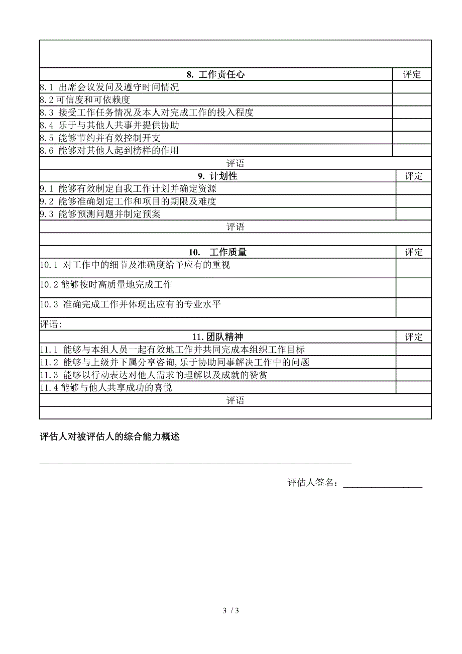 公司员工综合能力考核表_第3页