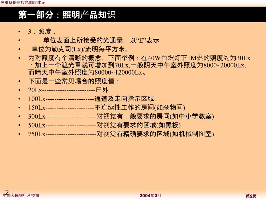 照明产品知识培训_第2页