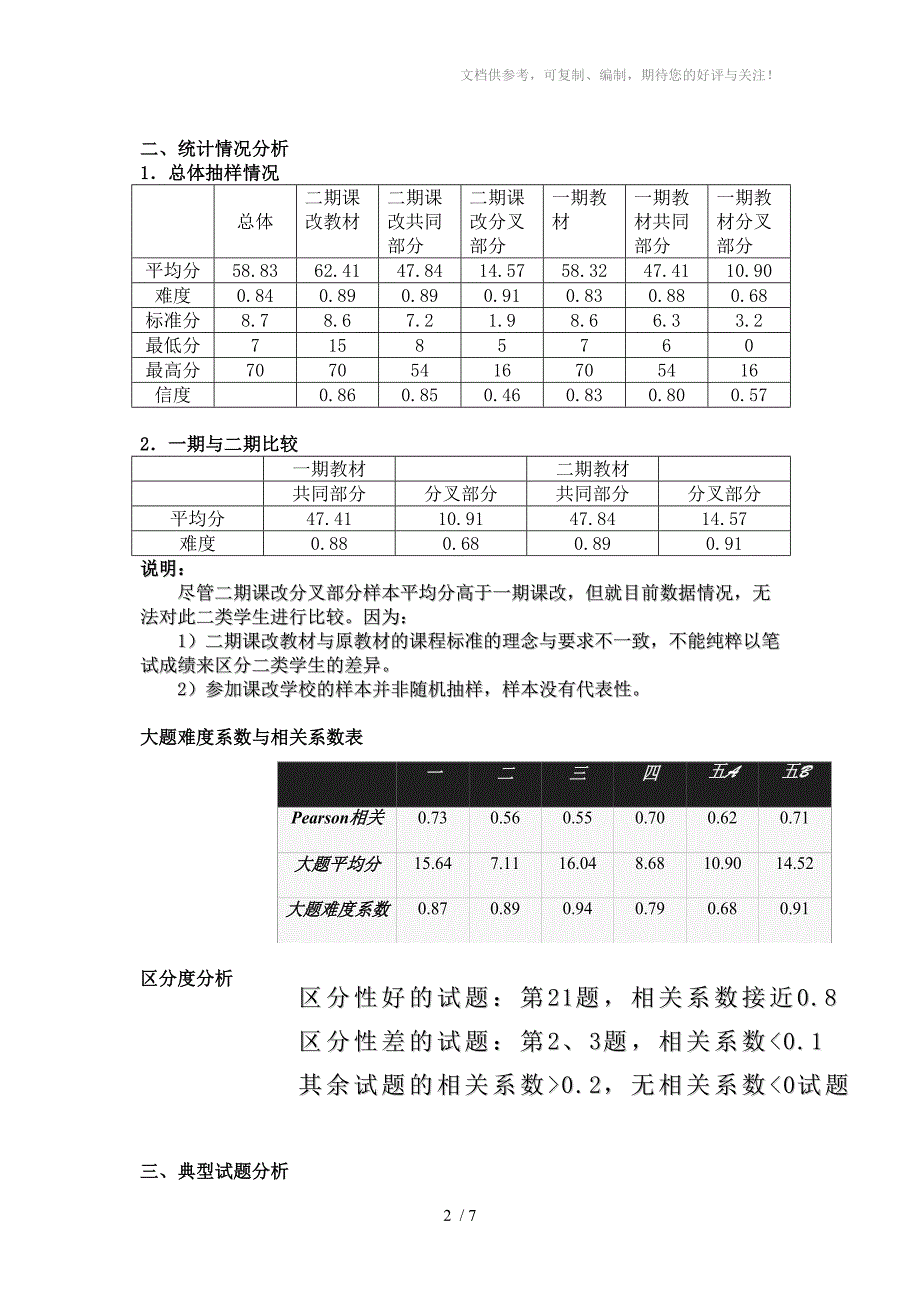 物理中考试题质量分析_第2页