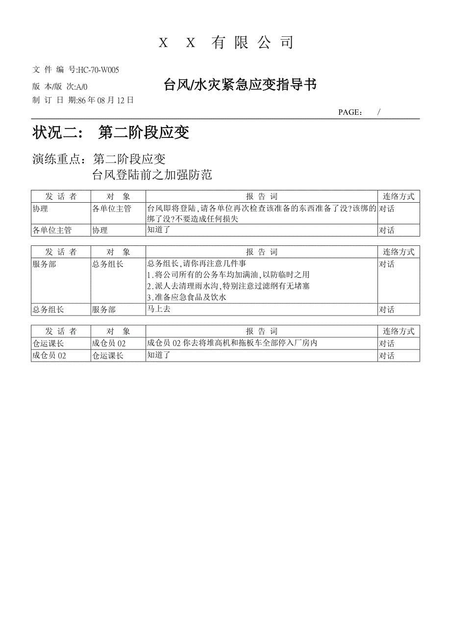 台风水灾紧急应变指导书_第5页