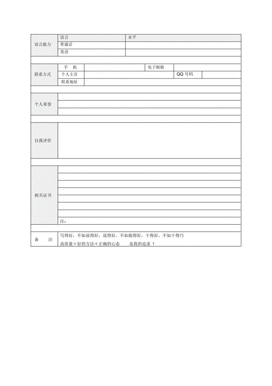 N套简历模板和封面大全_第3页