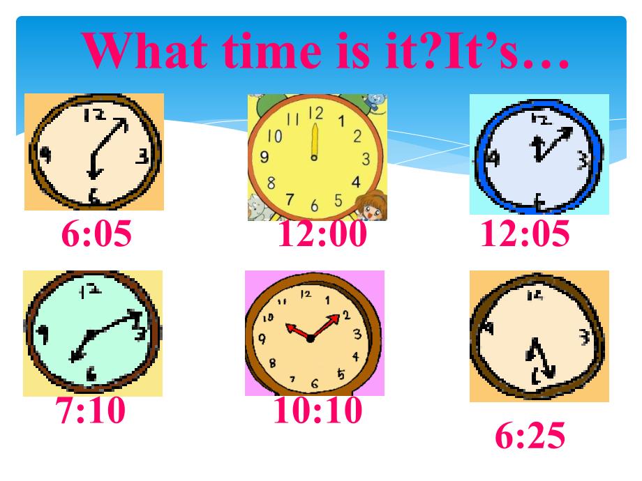 新PEP4四年级下册Unit2-What-time-is-it-B-Let&#39;s-learn2_第4页