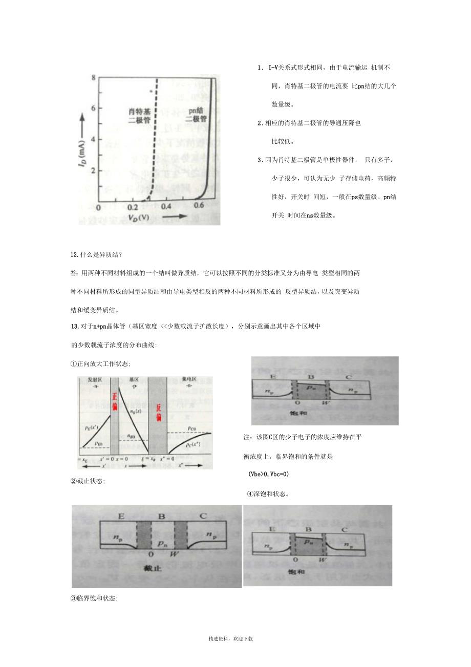 半导体器件物理简答题_第4页