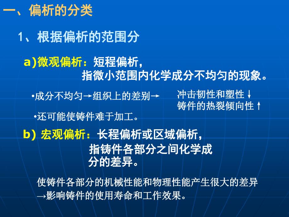 第七章铸件中的偏析课件_第1页