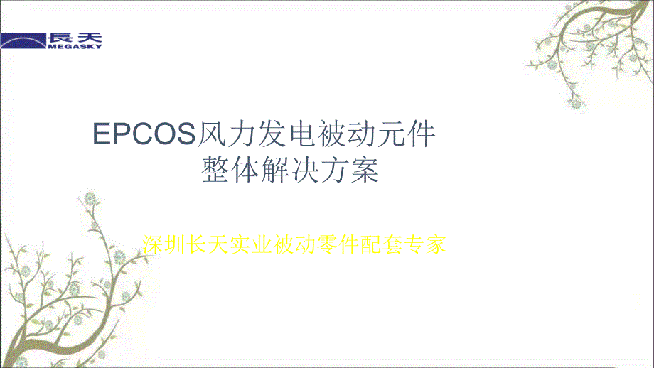 EPCOS风力发电解决方案课件_第1页