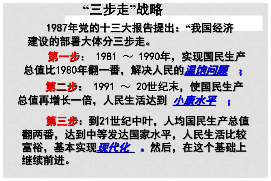 江西省新干二中高中政治 11小康社会的经济建设课件课件 新人教版必修1_第2页