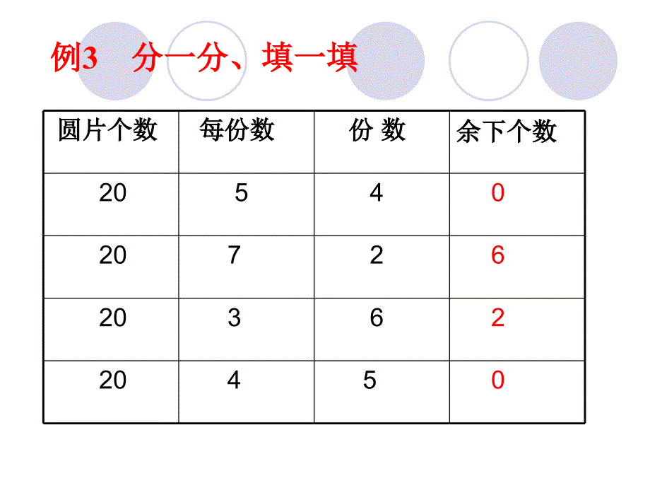 西南师大版第四册有余数的除法2_第4页