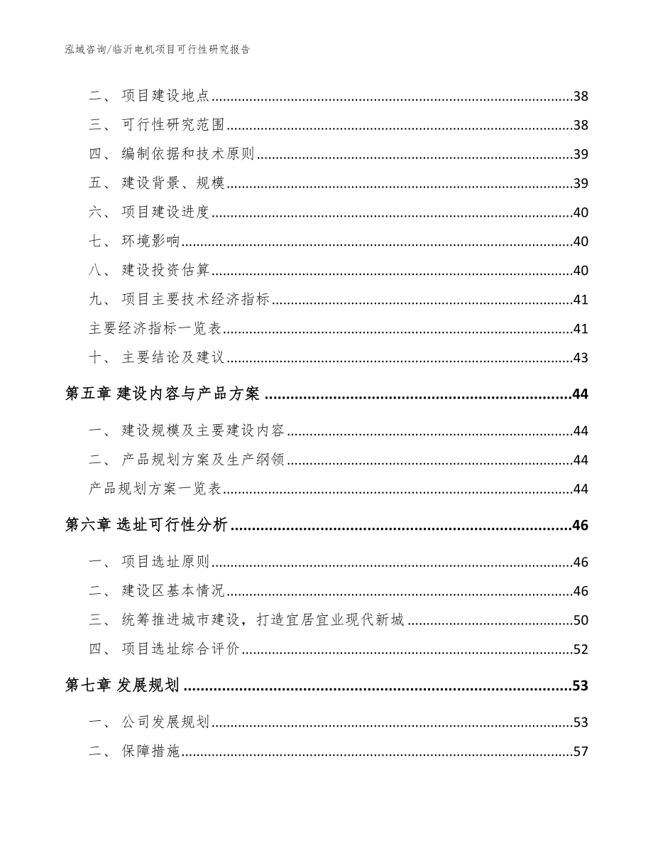 临沂电机项目可行性研究报告【模板】_第3页