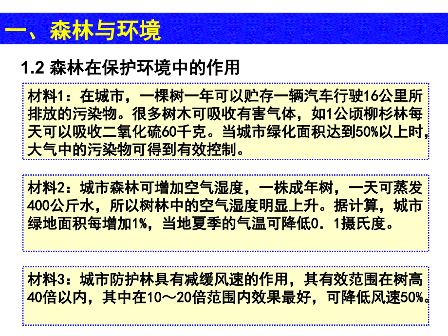 2、2森林的开发和保护——以亚马孙热带雨林为例_第3页