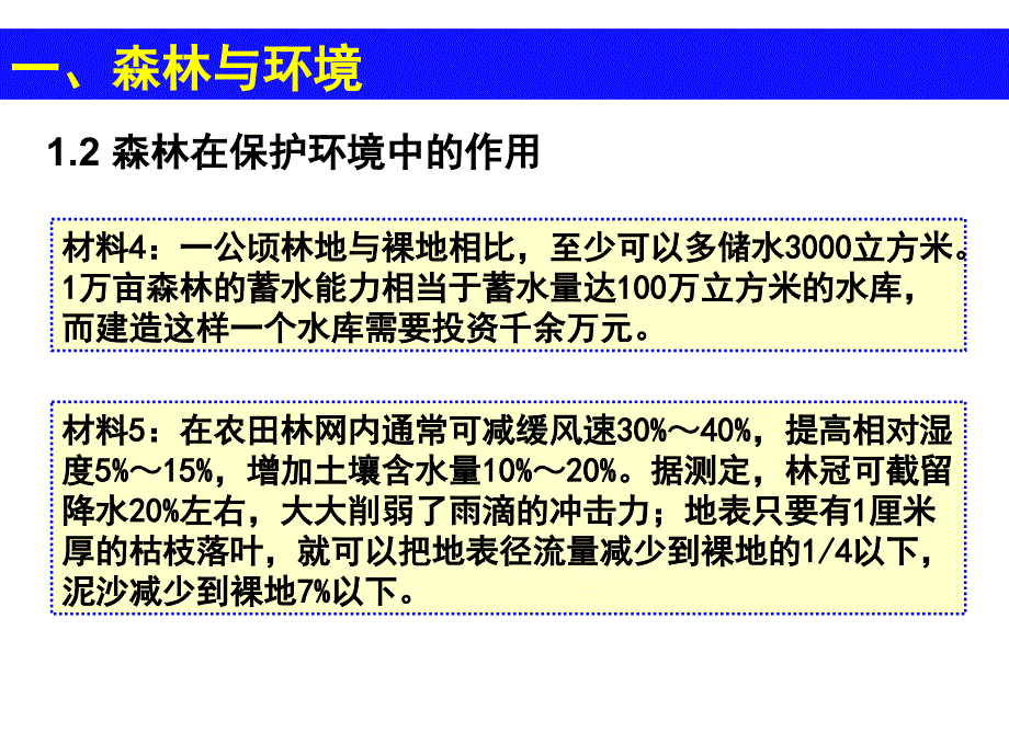 2、2森林的开发和保护——以亚马孙热带雨林为例_第4页