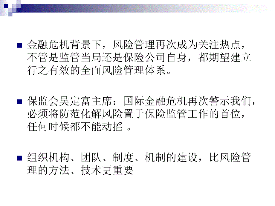 保险公司全面风险管理体系之构建_第2页