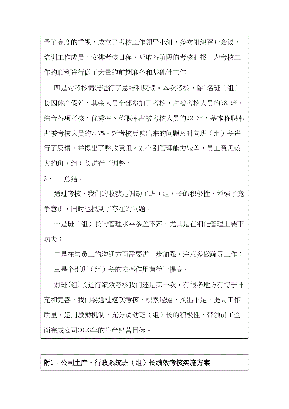 公司生产、行政系统班（组）长绩效考核实施方案（天选打工人）.docx_第2页