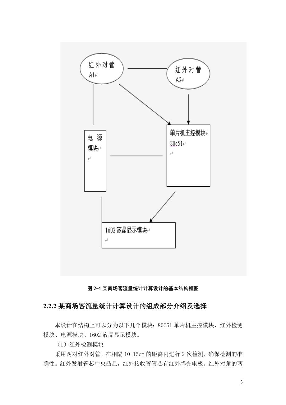 某商场客流量统计计算设计方案_第3页