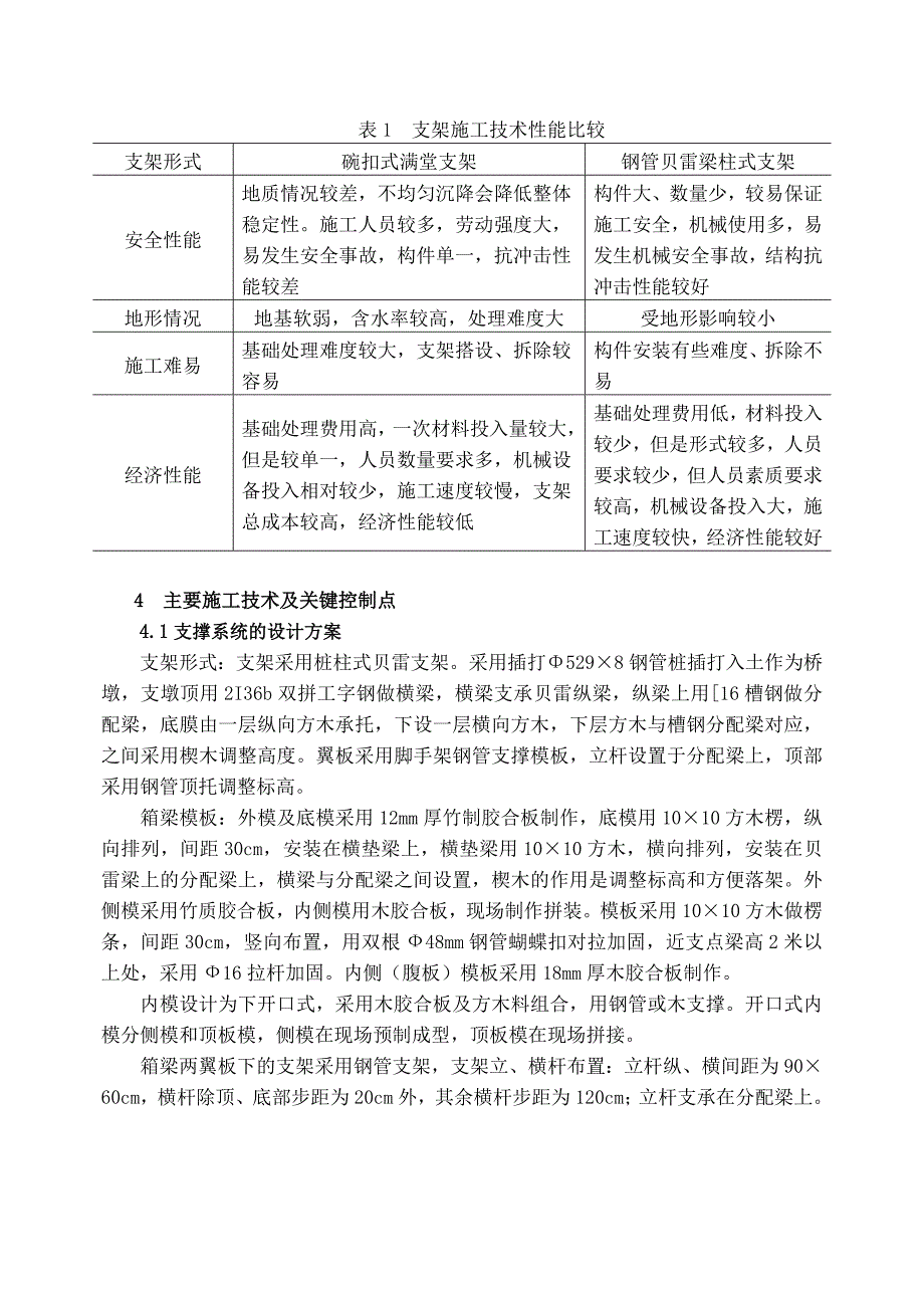 钢管贝雷梁支架法现浇箱梁施工技术_第2页