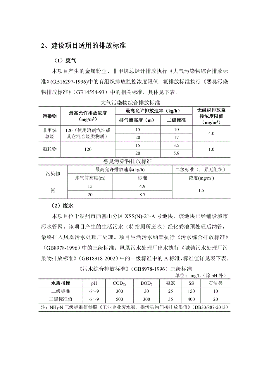 湖州石渔涧模具有限公司年产40万件中大型精密（型腔模、冲压模）模具制造项目环境影响报告.doc_第3页