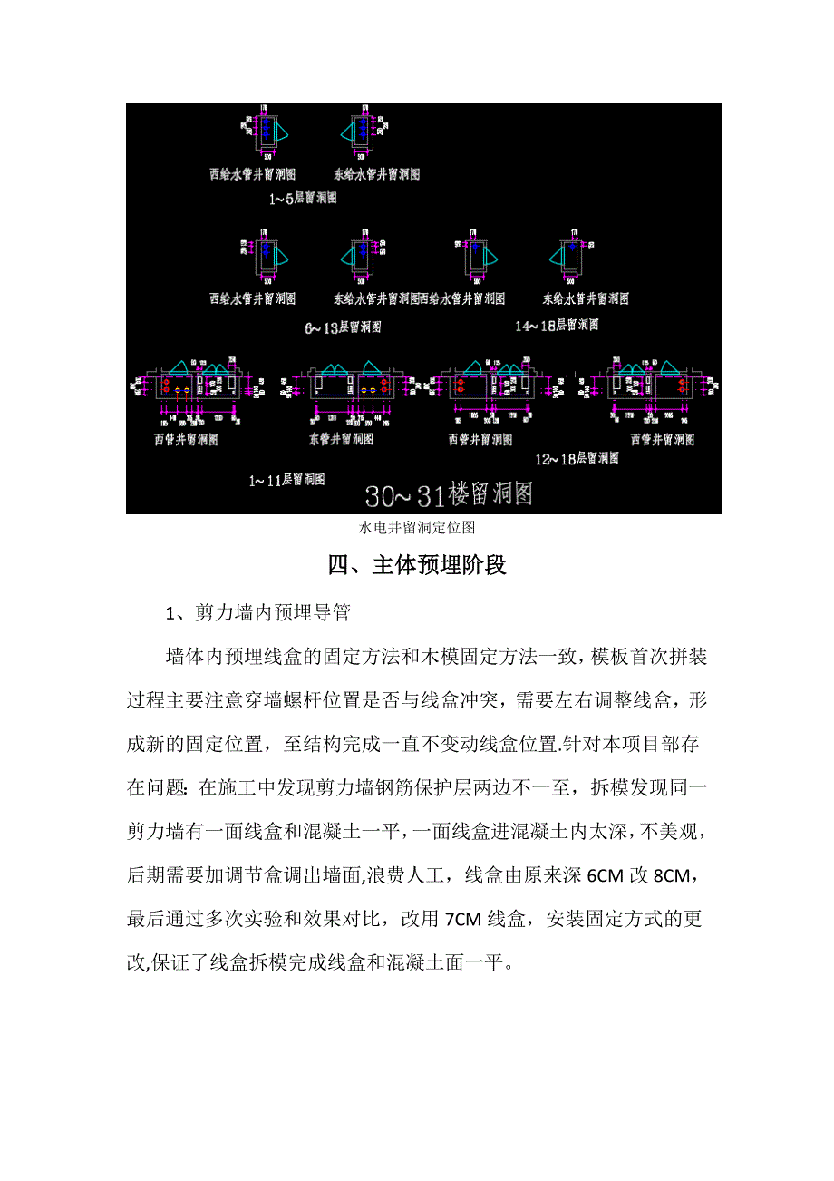 铝模机电安装预埋_第3页