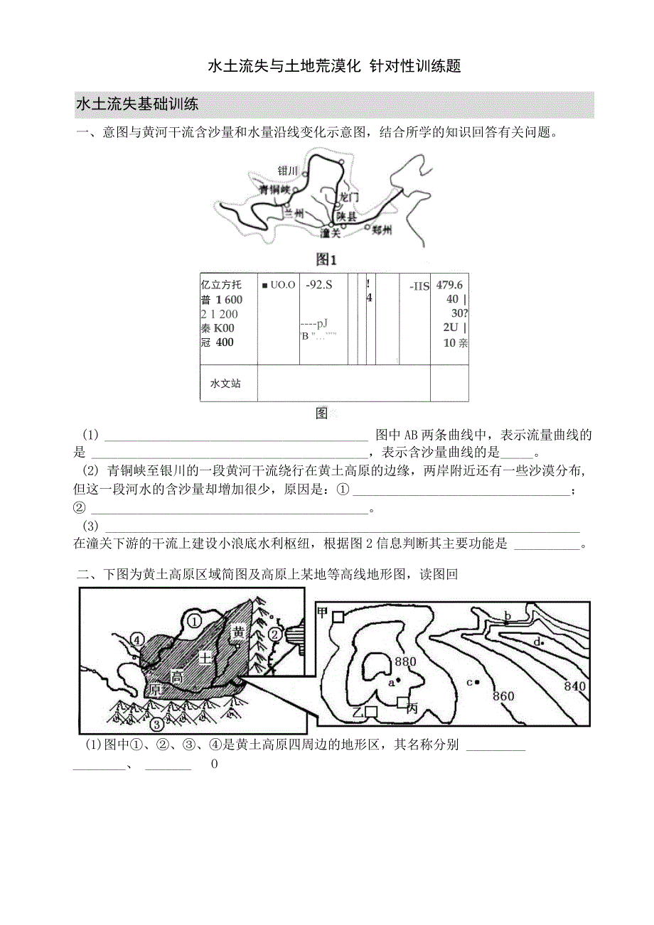 水土流失与土地荒漠化_第1页