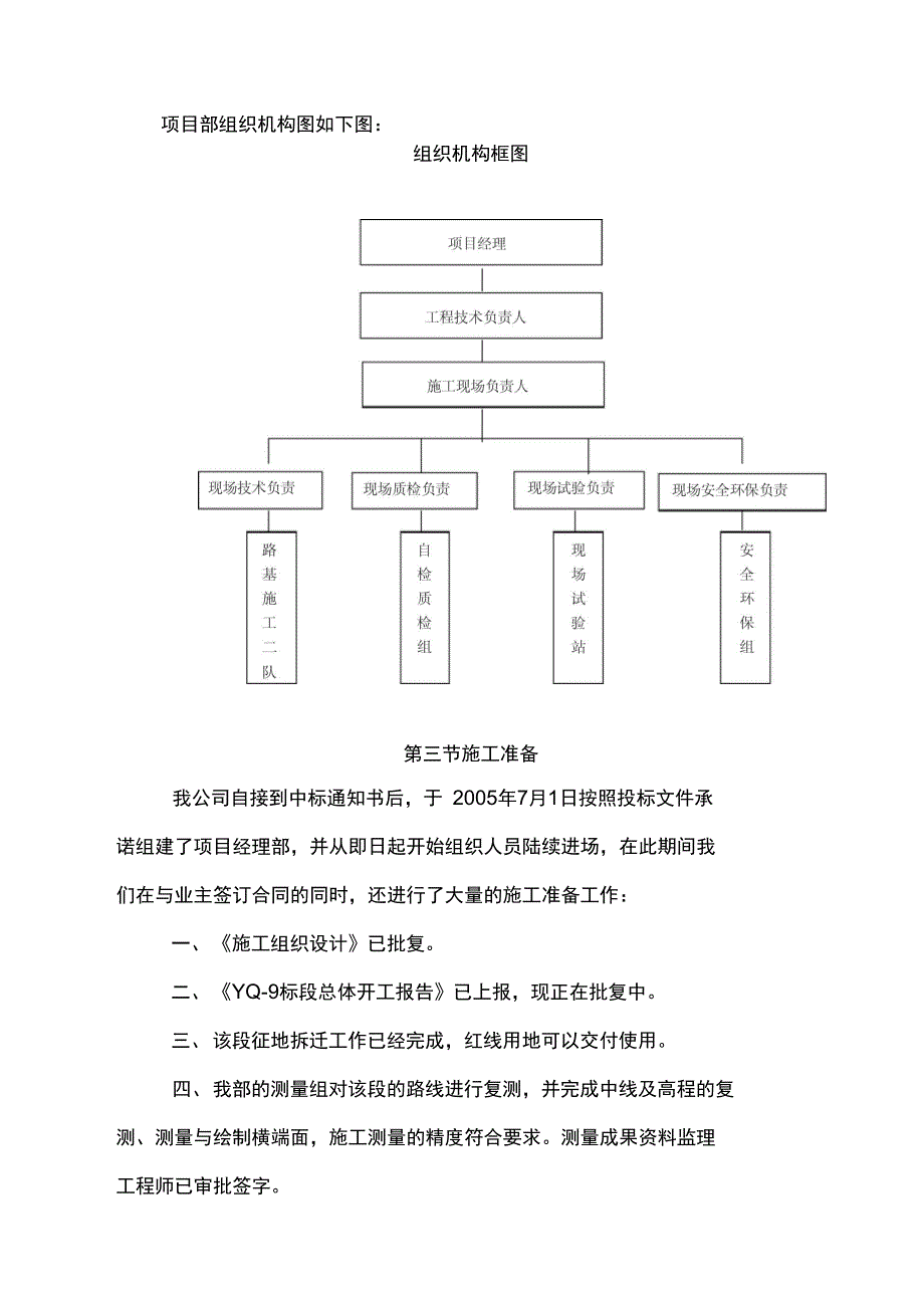 YQ10标段路基试验路段开工报告_第2页