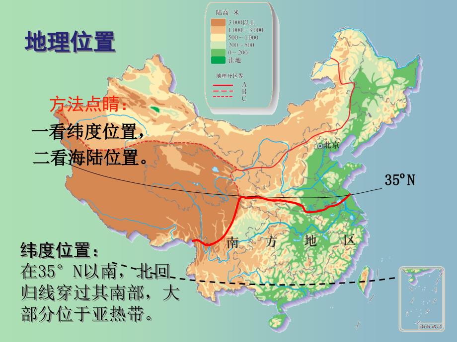 八年级地理下册 第七章 第一节 区域特征课件 （新版）商务星球版.ppt_第3页