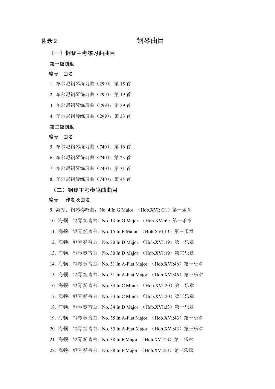 2014广东音乐考试钢琴曲目.doc_第1页