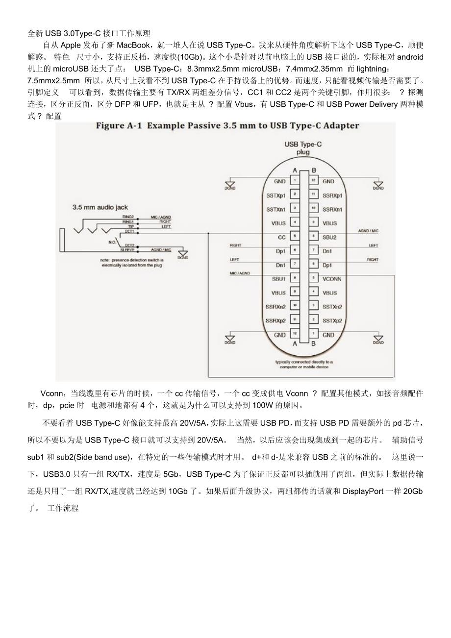 全新USB3.0Type-C接口工作原理_第1页