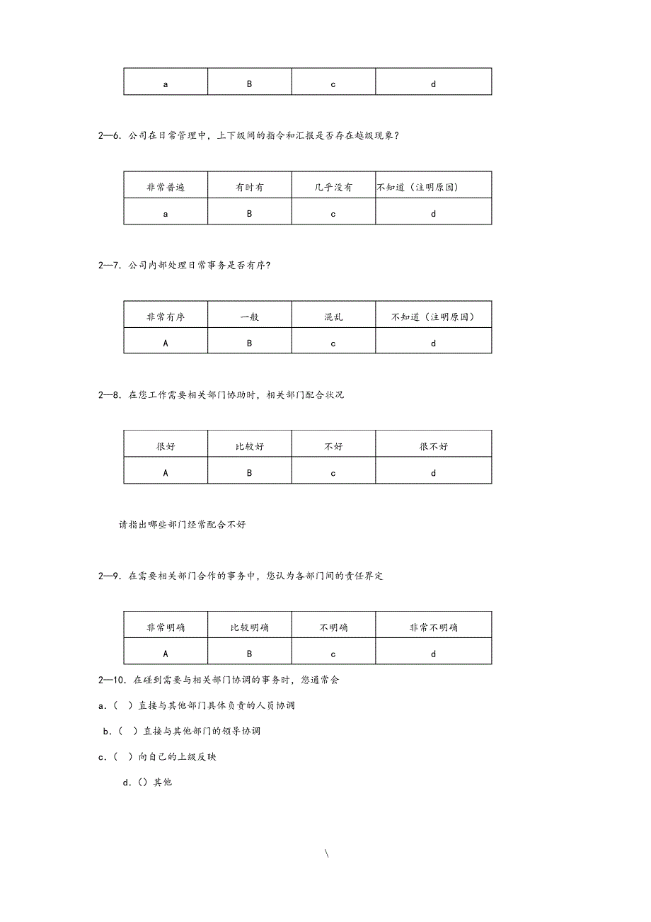 企业管理现状调查问卷_第3页