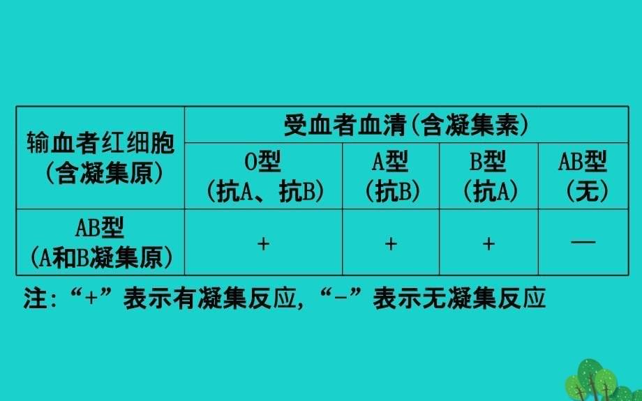 七年级生物下册4.4.4输血与血习题课件新版新人教版_第5页