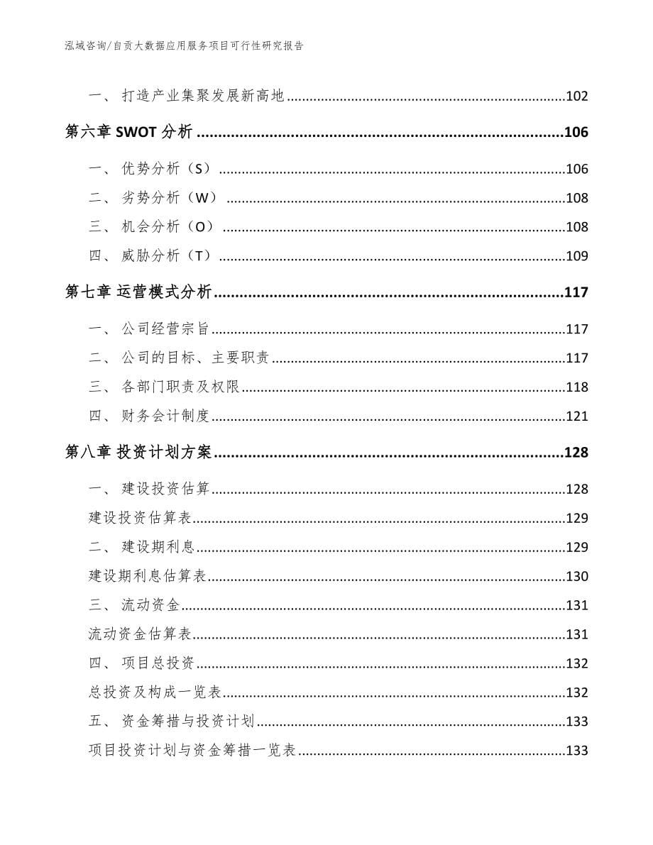 自贡大数据应用服务项目可行性研究报告（模板参考）_第5页