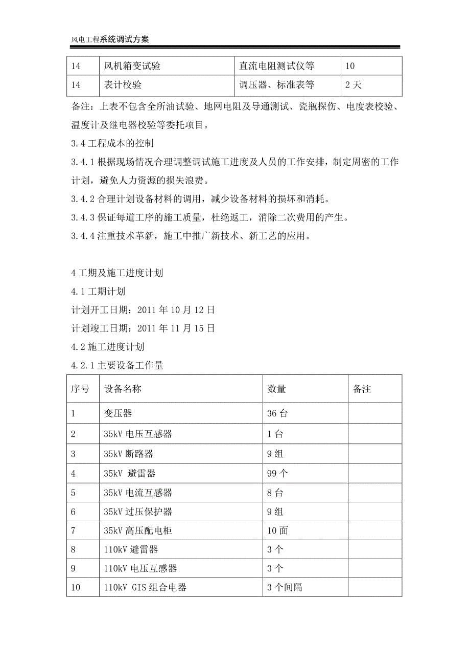 风电站工程系统调试方案.doc_第5页